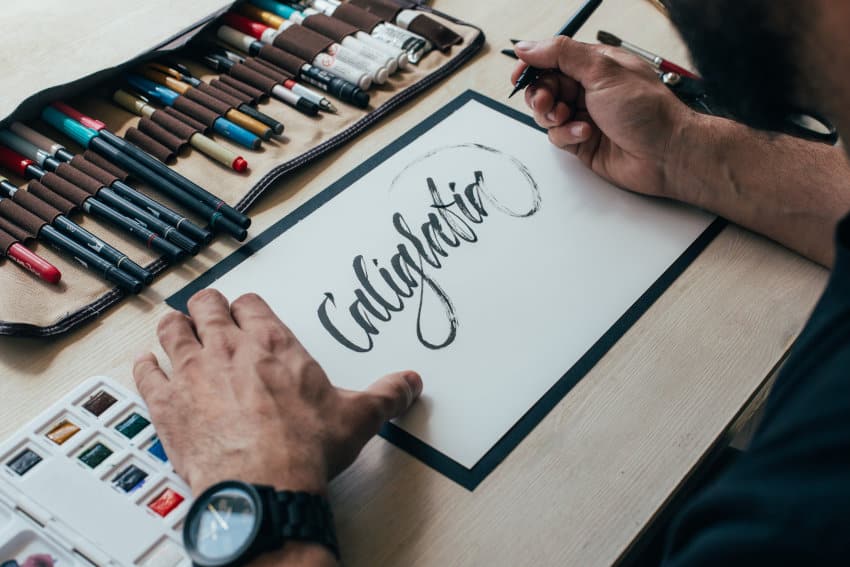 Kalligrafie an der Volkshochschule